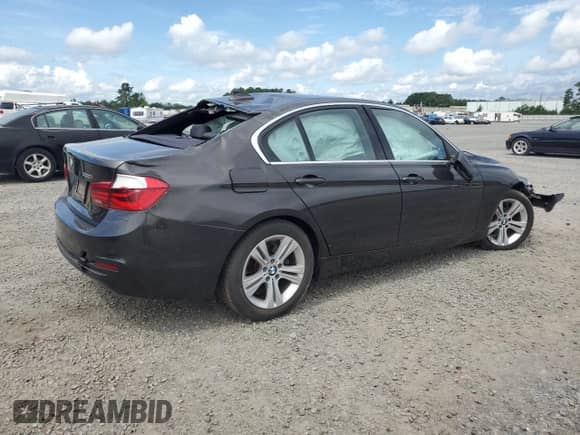 2017 BMW 3 Series 330i with VIN WBA8B9C37HK884927, listed as a Copart auction lot 64875345 with 40,031 mi miles and Salvage title. Bid and sale history available at DreamBid. Image 3.