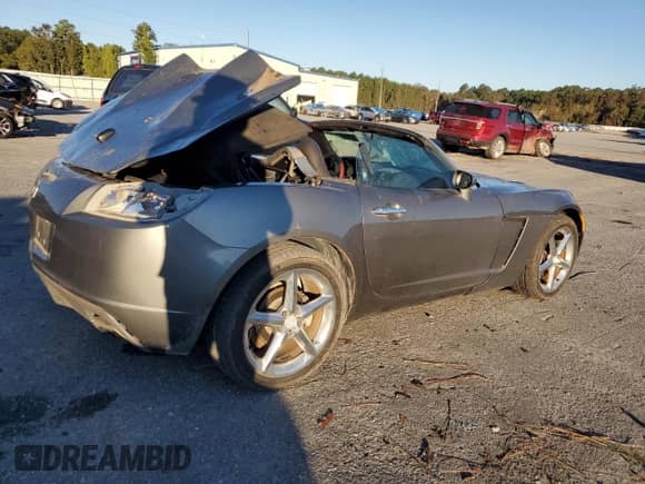 2007 Saturn Sky with VIN 1G8MB35B87Y105074, listed as a Copart auction lot 75614564 with 14,144 mi miles and Salvage title. Bid and sale history available at DreamBid. Image 3.