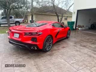 2021 Chevrolet Corvette 1LT with VIN 1G1YA2D49M5119496, listed as a Copart auction lot 43935134 with 23,423 mi miles and . Bid and sale history available at DreamBid. Image 3.