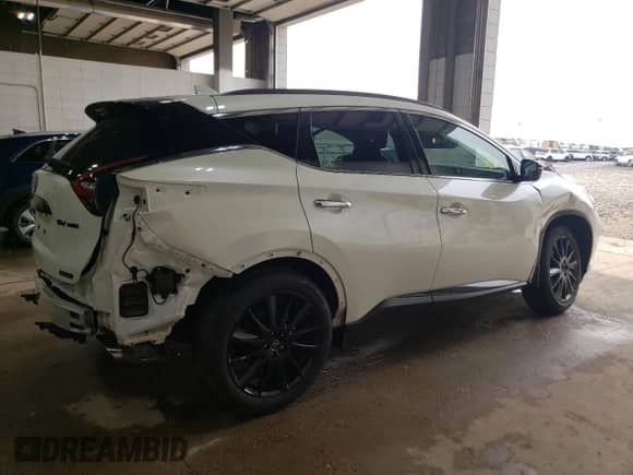 2024 Nissan Murano SV с VIN 5N1AZ2BS5RC102079, выставлен на аукционе Copart как лот 58710845 с пробегом 10 851 миль миль и Списание • Salvage title. История ставок и продаж доступна на DreamBid. Изображение 3.