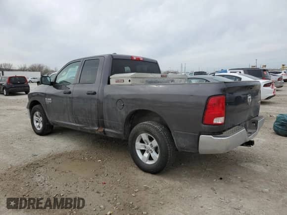2023 Ram 1500 Tradesman z VIN 1C6RR7FG7PS534323, wystawiony jako Copart lot #50004255 z przebiegiem 38 228 mil mil oraz Szkoda całkowita • Salvage title. Historia ofert i sprzedaży dostępna na DreamBid. Obrazek 2.