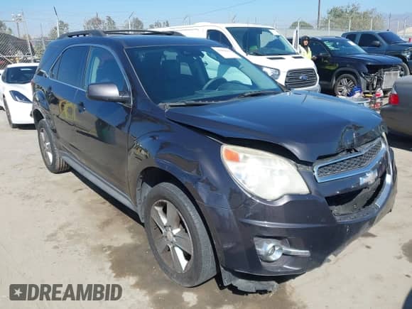 2013 Chevrolet Equinox LT with VIN 1GNALPEK5DZ126264, listed as a IAAI auction lot 43402010 with 121,928 mi miles and . Bid and sale history available at DreamBid. Image 1.