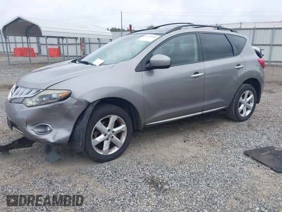2009 Nissan Murano S with VIN JN8AZ18UX9W002103, listed as a IAAI auction lot 43329605 with 272,595 mi miles and . Bid and sale history available at DreamBid. Image 2.