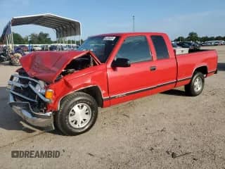 1996 Chevrolet Silverado 1500 с VIN 2GCEC19R1T1177041, выставлен на аукционе Copart как лот 62395825 с пробегом 198 630 миль миль и Списание • Salvage title. История ставок и продаж доступна на DreamBid. Изображение 1.