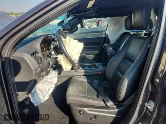 2021 Dodge Durango GT Plus with VIN 1C4RDJDG8MC751859, listed as a Copart auction lot 80912935 with 56,092 mi miles and Salvage title. Bid and sale history available at DreamBid. Image 7.