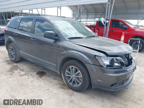 2018 Dodge Journey SE with VIN 3C4PDCAB2JT447552, listed as a IAAI auction lot 42982191 with 75,862 mi miles and . Bid and sale history available at DreamBid. Image 1.