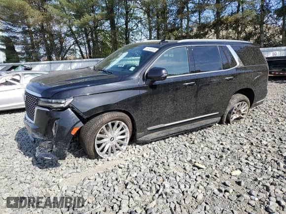 2022 Cadillac Escalade Premium Luxury с VIN 1GYS4BKL9NR143137, выставлен на аукционе Copart как лот 55145505 с пробегом 56 001 миль миль и Списание • Salvage title. История ставок и продаж доступна на DreamBid. Изображение 1.