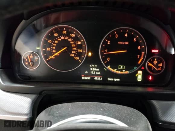 2011 BMW 5 Series 535i xDrive with VIN WBAFU7C54BC875255, listed as a Copart auction lot 84725995 with 159,263 mi miles and Salvage title. Bid and sale history available at DreamBid. Image 9.