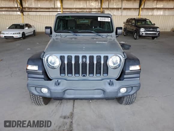 2021 Jeep Wrangler Unlimited 80th Anniversary with VIN 1C4HJXDG2MW595971, listed as a Copart auction lot 63240175 with 52,498 mi miles and Salvage title. Bid and sale history available at DreamBid. Image 5.
