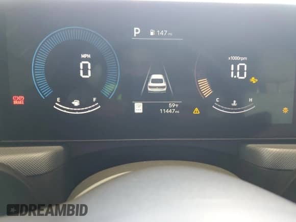 2025 Hyundai Sonata SEL with VIN KMHL64JA0SA462612, listed as a Copart auction lot 84443875 with 11,447 mi miles and Non repairable. Bid and sale history available at DreamBid. Image 9.