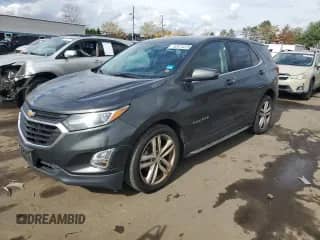 2018 Chevrolet Equinox LT with VIN 2GNAXSEV2J6266720, listed as a Copart auction lot 82614225 with 79,160 mi miles and Salvage title. Bid and sale history available at DreamBid. Image 1.