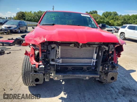 2025 Ram 1500 Tradesman with VIN 1C6RREGG5SN603844, listed as a Copart auction lot 82056605 with 20,679 mi miles and Salvage title. Bid and sale history available at DreamBid. Image 5.