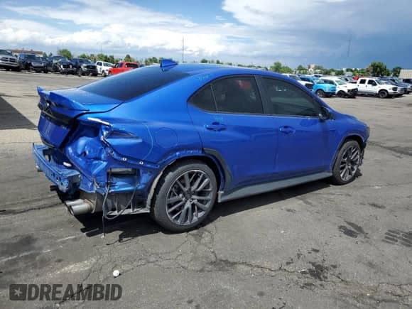 2022 Subaru WRX Premium с VIN JF1VBAH60N8014994, выставлен на аукционе Copart как лот 58999515 с пробегом 24 375 миль миль и Списание • Salvage title. История ставок и продаж доступна на DreamBid. Изображение 3.