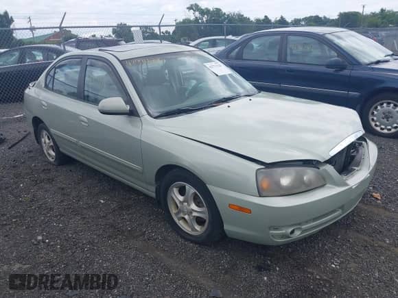2004 Hyundai Elantra GLS with VIN KMHDN46D94U798156, listed as a IAAI auction lot 42771128 with 32,677 mi miles and . Bid and sale history available at DreamBid. Image 1.