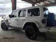 2021 Jeep Wrangler Unlimited Sahara High Altitude with VIN 1C4HJXEG4MW540677, listed as a Copart auction lot 76091414 with Not provided miles and Salvage title. Bid and sale history available at DreamBid. Image 2.