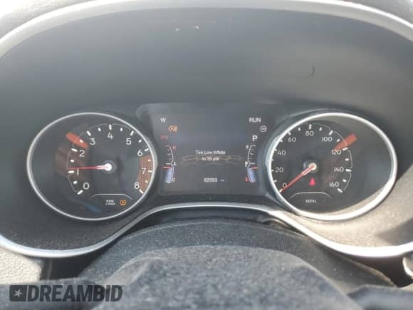 2021 Jeep Compass Latitude with VIN 3C4NJDBB0MT589407, listed as a Copart auction lot 71501795 with 62,093 mi miles and Salvage title. Bid and sale history available at DreamBid. Image 9.