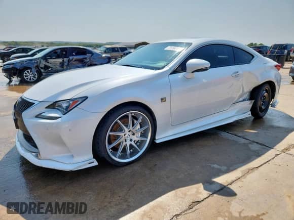 2015 Lexus RC 350 F Sport z VIN JTHHE5BC4F5001347, wystawiony jako Copart lot #71784115 z przebiegiem 107 382 mil mil oraz Czysty tytuł • Clean title. Historia ofert i sprzedaży dostępna na DreamBid. Obrazek 1.