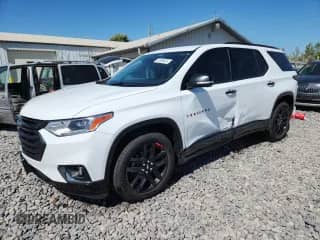2020 Chevrolet Traverse Premier with VIN 1GNEVKKW7LJ141075, listed as a Copart auction lot 72009425 with 111,854 mi miles and Salvage title. Bid and sale history available at DreamBid. Image 1.