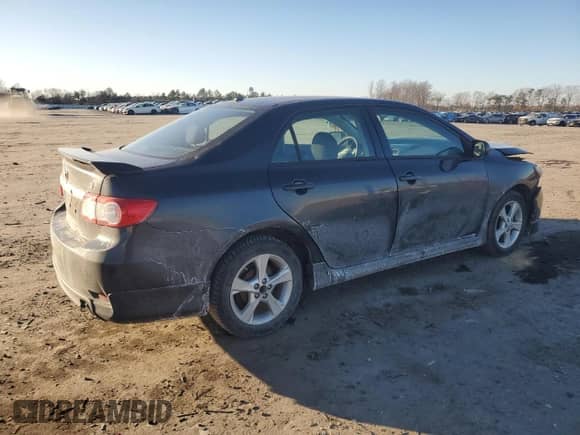 2011 Toyota Corolla S with VIN 2T1BU4EE2BC619278, listed as a Copart auction lot 46426665 with 150,692 mi miles and Salvage title. Bid and sale history available at DreamBid. Image 3.