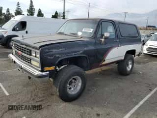 1989 Chevrolet Blazer с VIN 1GNEV18K3KF190337, выставлен на аукционе Copart как лот 86926934 с пробегом 42 892 миль миль и На запчасти • Non repairable. История ставок и продаж доступна на DreamBid. Изображение 1.