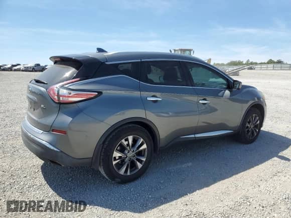 2017 Nissan Murano SL with VIN 5N1AZ2MG5HN148068, listed as a Copart auction lot 70585905 with 116,331 mi miles and Salvage title. Bid and sale history available at DreamBid. Image 3.