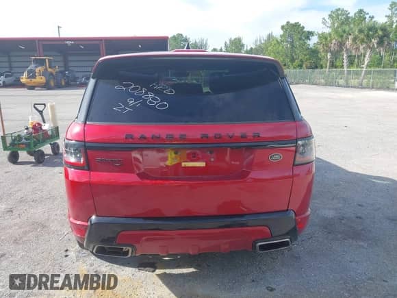 2022 Land Rover Range Rover Sport HST with VIN SALWS2RU9NA208880, listed as a IAAI auction lot 43139537 with 33,198 mi miles and . Bid and sale history available at DreamBid. Image 16.