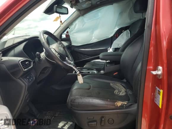2020 Hyundai Santa Fe Limited с VIN 5NMS53AA3LH302597, выставлен на аукционе Copart как лот 54531125 с пробегом 48 584 миль миль и Списание • Salvage title. История ставок и продаж доступна на DreamBid. Изображение 7.