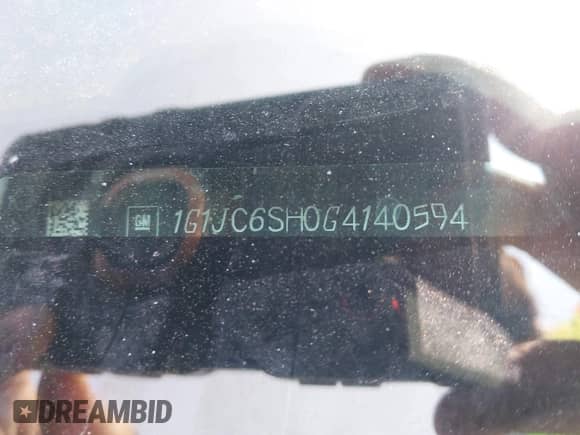 2016 Chevrolet Sonic LT с VIN 1G1JC6SH0G4140594, выставлен на аукционе IAAI как лот 42880224 с пробегом 100 675 миль миль и . История ставок и продаж доступна на DreamBid. Изображение 9.