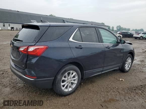 2020 Chevrolet Equinox LT with VIN 3GNAXJEV2LS696309, listed as a Copart auction lot 59438835 with 45,451 mi miles and Non repairable. Bid and sale history available at DreamBid. Image 3.