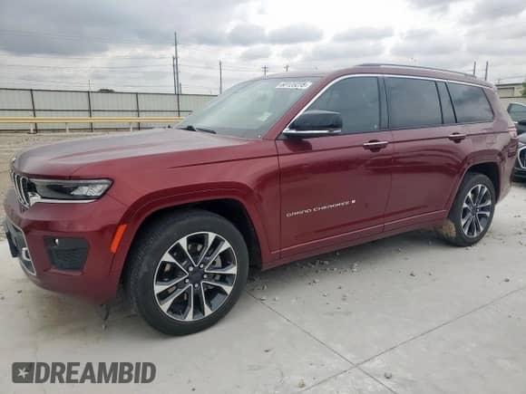 2023 Jeep Grand Cherokee Overland с VIN 1C4RJKDGXP8703172, выставлен на аукционе Copart как лот 60123235 с пробегом 24 919 миль миль и Чистый • Clean title. История ставок и продаж доступна на DreamBid. Изображение 1.