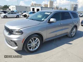 2021 Dodge Durango GT Plus with VIN 1C4RDHDG9MC608136, listed as a Copart auction lot 80340705 with Not provided miles and Salvage title. Bid and sale history available at DreamBid. Image 1.