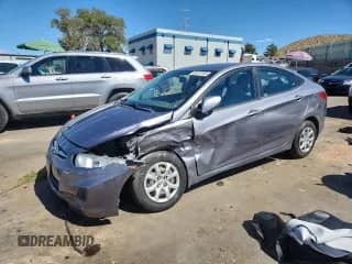 2014 Hyundai Accent GLS with VIN KMHCT4AE1EU716293, listed as a Copart auction lot 85073165 with 49,580 mi miles and Clean title. Bid and sale history available at DreamBid. Image 1.