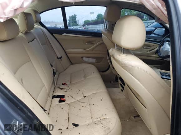 2015 BMW 5 Series 528i xDrive with VIN WBA5A7C51FD626643, listed as a Copart auction lot 56461855 with Not provided miles and Salvage title. Bid and sale history available at DreamBid. Image 10.