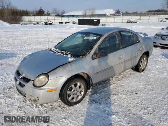 2003 Dodge Neon SXT with VIN 1B3ES56C33D182774, listed as a Copart auction lot 89039415 with 86,597 mi miles and Salvage title. Bid and sale history available at DreamBid. Image 1.