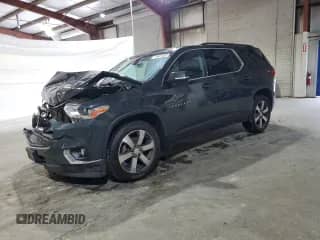 2020 Chevrolet Traverse LT с VIN 1GNEVHKW0LJ215780, выставлен на аукционе Copart как лот 71681455 с пробегом 96 838 миль миль и Списание • Salvage title. История ставок и продаж доступна на DreamBid. Изображение 1.