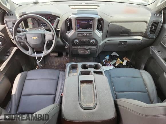 2024 Chevrolet Silverado 1500 Work Truck with VIN 1GCRAAED3RZ270483, listed as a Copart auction lot 66820355 with 22,971 mi miles and Salvage title. Bid and sale history available at DreamBid. Image 8.