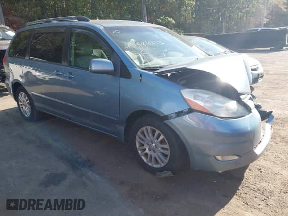 2008 Toyota Sienna XLE z VIN 5TDZK22CX8S205905, wystawiony jako IAAI lot #43381003 z przebiegiem 120 666 mil mil oraz . Historia ofert i sprzedaży dostępna na DreamBid. Obrazek 1.