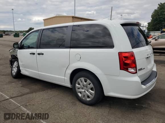 2020 Dodge Grand Caravan SE z VIN 2C4RDGBG3LR221701, wystawiony jako Copart lot #69607015 z przebiegiem 24 580 mil mil oraz Szkoda całkowita • Salvage title. Historia ofert i sprzedaży dostępna na DreamBid. Obrazek 2.