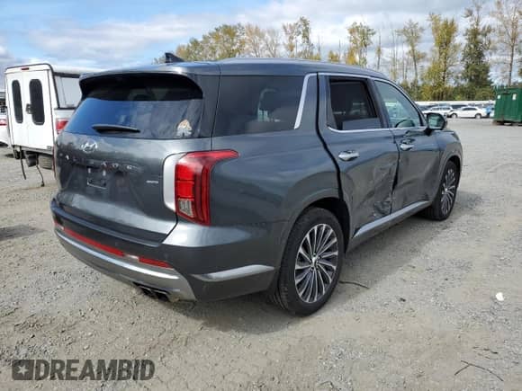 2023 Hyundai Palisade Calligraphy с VIN KM8R7DGE0PU591487, выставлен на аукционе Copart как лот 72215634 с пробегом 15 537 миль миль и Списание • Salvage title. История ставок и продаж доступна на DreamBid. Изображение 3.