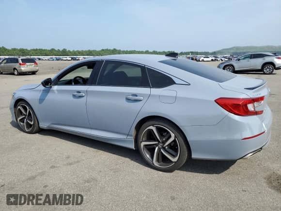 2021 Honda Accord с VIN NY75027, выставлен на аукционе Copart как лот 57851114 с пробегом 15 399 миль миль и Списание • Salvage title. История ставок и продаж доступна на DreamBid. Изображение 2.