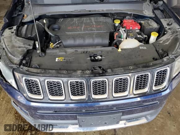 2021 Jeep Compass Limited with VIN 3C4NJDCB6MT568091, listed as a Copart auction lot 84178425 with 65,800 mi miles and Salvage title. Bid and sale history available at DreamBid. Image 12.