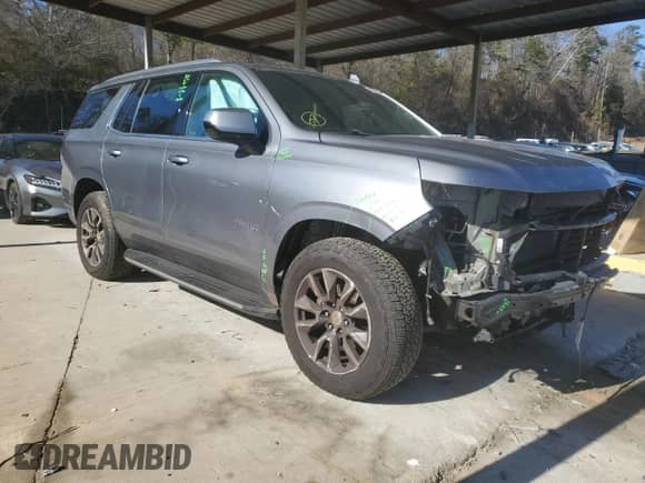 2021 Chevrolet Tahoe LS z VIN 1GNSKMKD9MR416177, wystawiony jako Copart lot #85898554 z przebiegiem 64 932 mil mil oraz Szkoda całkowita • Salvage title. Historia ofert i sprzedaży dostępna na DreamBid. Obrazek 4.