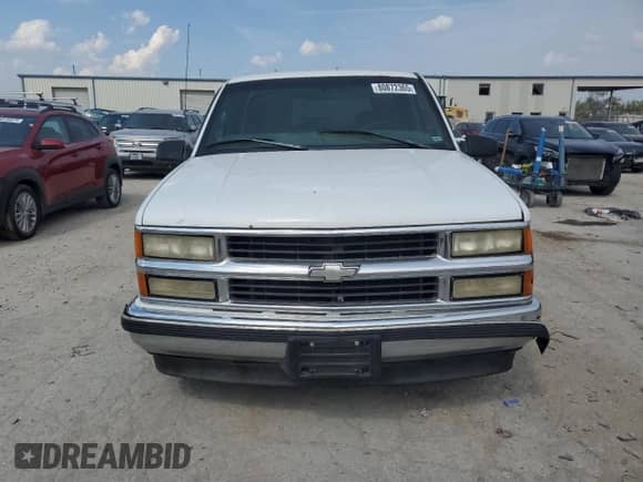 1997 Chevrolet Silverado 1500 with VIN 1GCEC14RXVZ124680, listed as a Copart auction lot 80872365 with 158,021 mi miles and Salvage title. Bid and sale history available at DreamBid. Image 5.