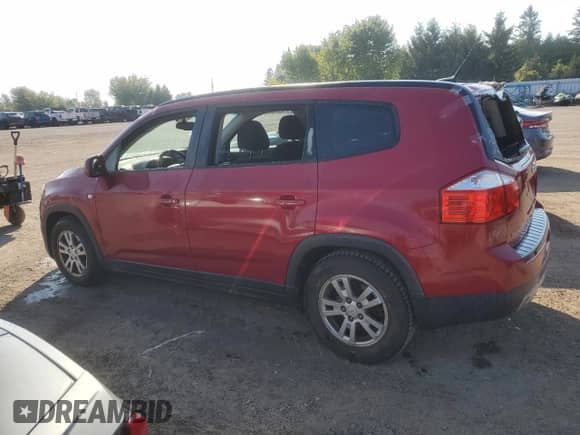 2012 Chevrolet Orlando 1LT с VIN KL77P2EMXCK614979, выставлен на аукционе Copart как лот 70815394 с пробегом 187 640 миль миль и Чистый • Clean title. История ставок и продаж доступна на DreamBid. Изображение 2.