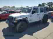 2021 Jeep Wrangler Unlimited Sport Altitude with VIN 1C4HJXDN6MW576290, listed as a Copart auction lot 71164795 with 75,340 mi miles and Salvage title. Bid and sale history available at DreamBid. Image 1.