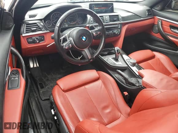 2017 BMW 4 Series 430i xDrive with VIN WBA4R9C30HK878896, listed as a Copart auction lot 55049825 with 78,030 mi miles and Salvage title. Bid and sale history available at DreamBid. Image 8.