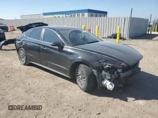 2021 Hyundai Sonata SEL z VIN KMHL34JJ8MA031768, wystawiony jako Copart lot #81878805 z przebiegiem 60 626 mil mil oraz Szkoda całkowita • Salvage title. Historia ofert i sprzedaży dostępna na DreamBid. Obrazek 4.
