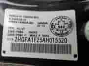 2010 Honda Civic with VIN 2HGFA1F25AH015520, listed as a Copart auction lot 50523565 with 169,256 mi miles and Salvage title. Bid and sale history available at DreamBid. Image 13.