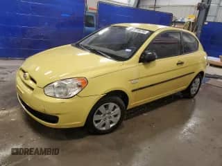 2008 Hyundai Accent GS z VIN KMHCM36C08U077309, wystawiony jako Copart lot #87106795 z przebiegiem 106 578 mil mil oraz Czysty tytuł • Clean title. Historia ofert i sprzedaży dostępna na DreamBid. Obrazek 1.