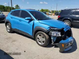 2019 Hyundai Kona SE with VIN KM8K1CAA8KU298089, listed as a Copart auction lot 58258135 with 79,222 mi miles and Salvage title. Bid and sale history available at DreamBid. Image 4.